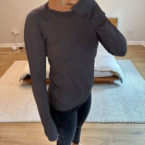 Lululemon Purple Long Sleeve Shirt
